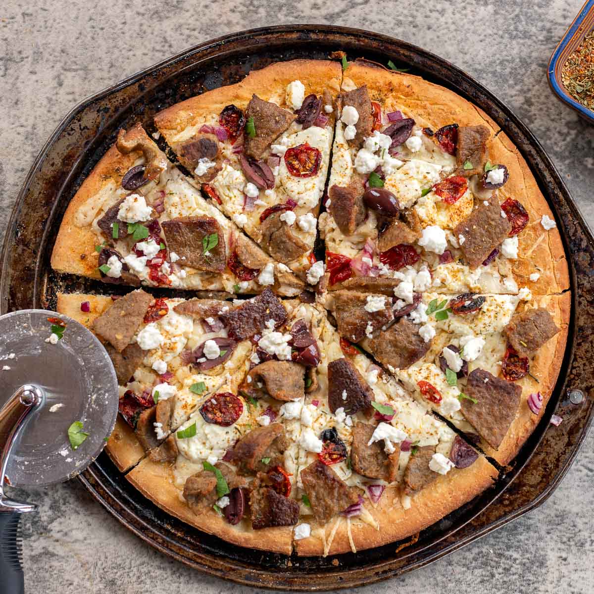 Gyros Pizza large (14’’)